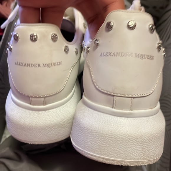 Used Ssense exclusive Alexander McQueen sneakers , worn 3 times . Can be washed - Picture 2 of 5